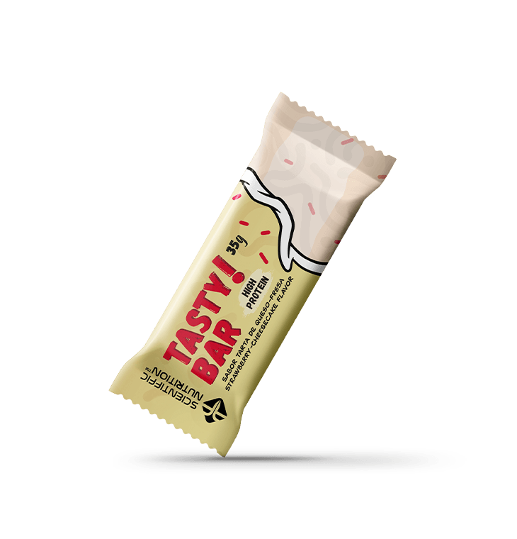 Scientiffic Nutrition Tasty ! Bar 35g Tarta de Queso Fresa