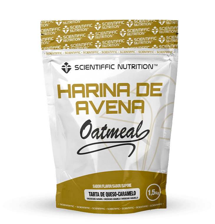 Scientiffic Nutrition Harina de Avena 1,5kg Tarta de Queso Caramelo