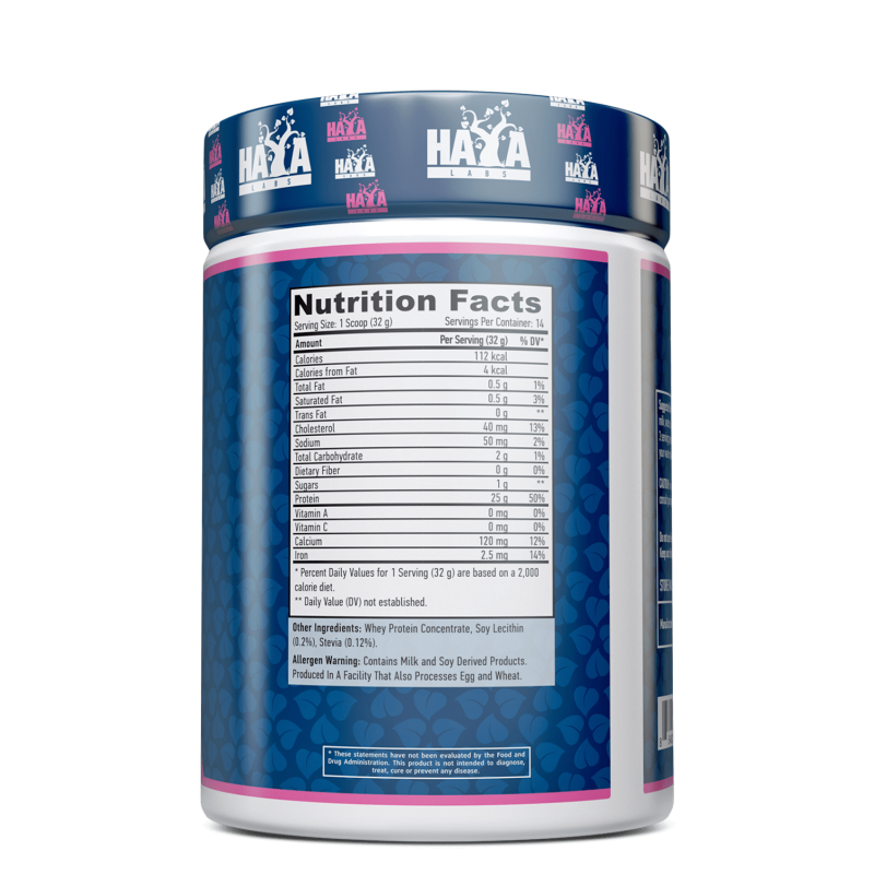 100% Pure All Natural Whey Protein - Stevia - 454G