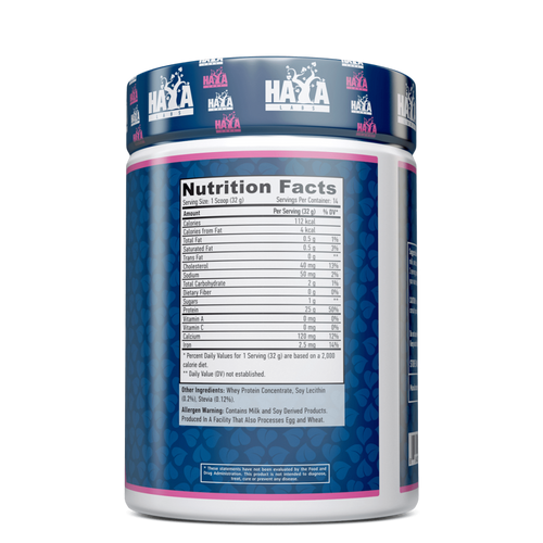 100% Pure All Natural Whey Protein - Stevia - 454G