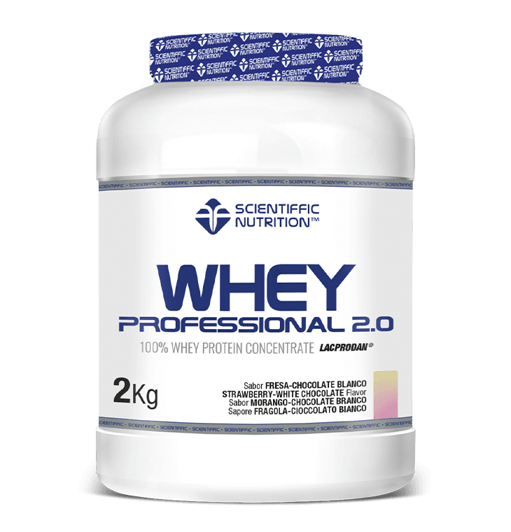 Scientiffic Nutrition Whey Professional 2.0 Lacprodan® Digezyme® 2kg Fresa Chocolate Blanco