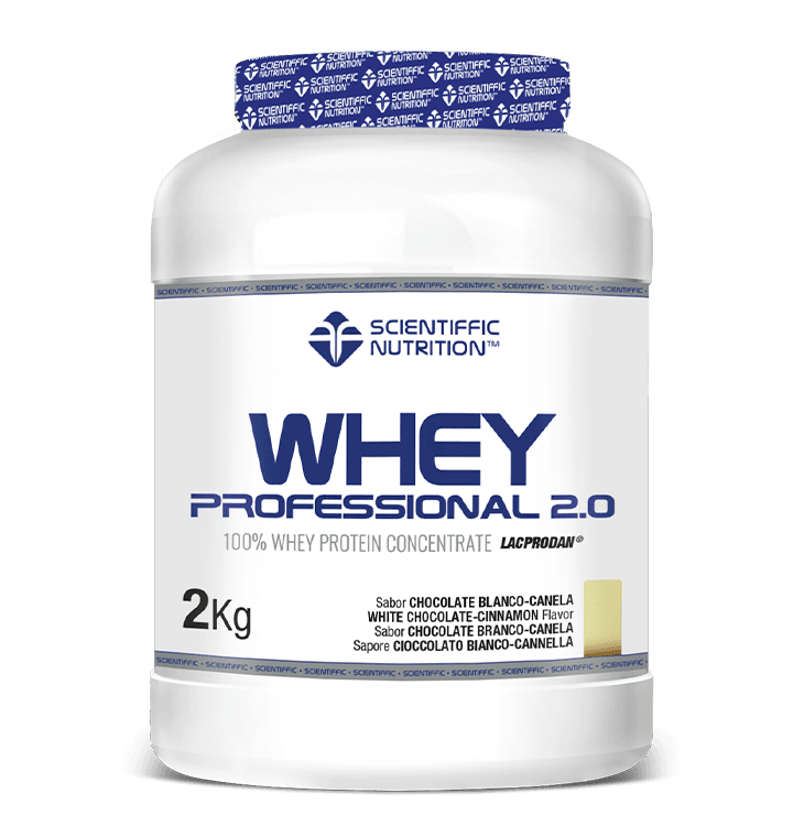 Scientiffic Nutrition Whey Professional 2.0 Lacprodan® Digezyme® 2kg Chocolate Blanco-Canela