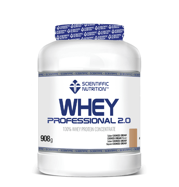 Scientiffic Nutrition Whey Professional 2.0 Lacprodan® Digezyme® 908g Cookies Cream