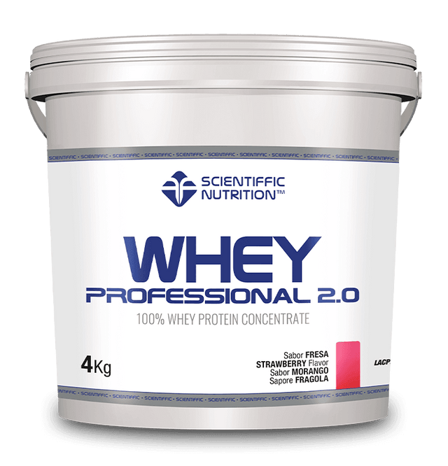 Scientiffic Nutrition Whey Professional 2.0 Lacprodan® Digezyme® 4kg Fresa