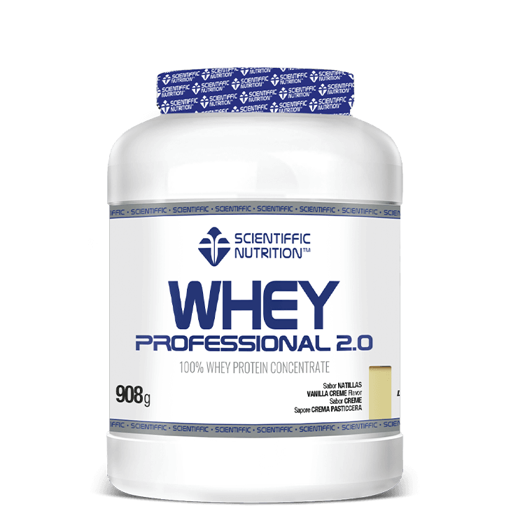 Scientiffic Nutrition Whey Professional 2.0 Lacprodan® Digezyme® 908g Natillas Vanilla