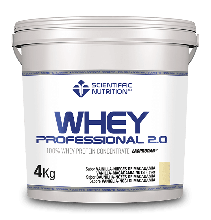 Scientiffic Nutrition Whey Professional 2.0 Lacprodan® Digezyme® 4Kg Vainilla Nueces Macadamia
