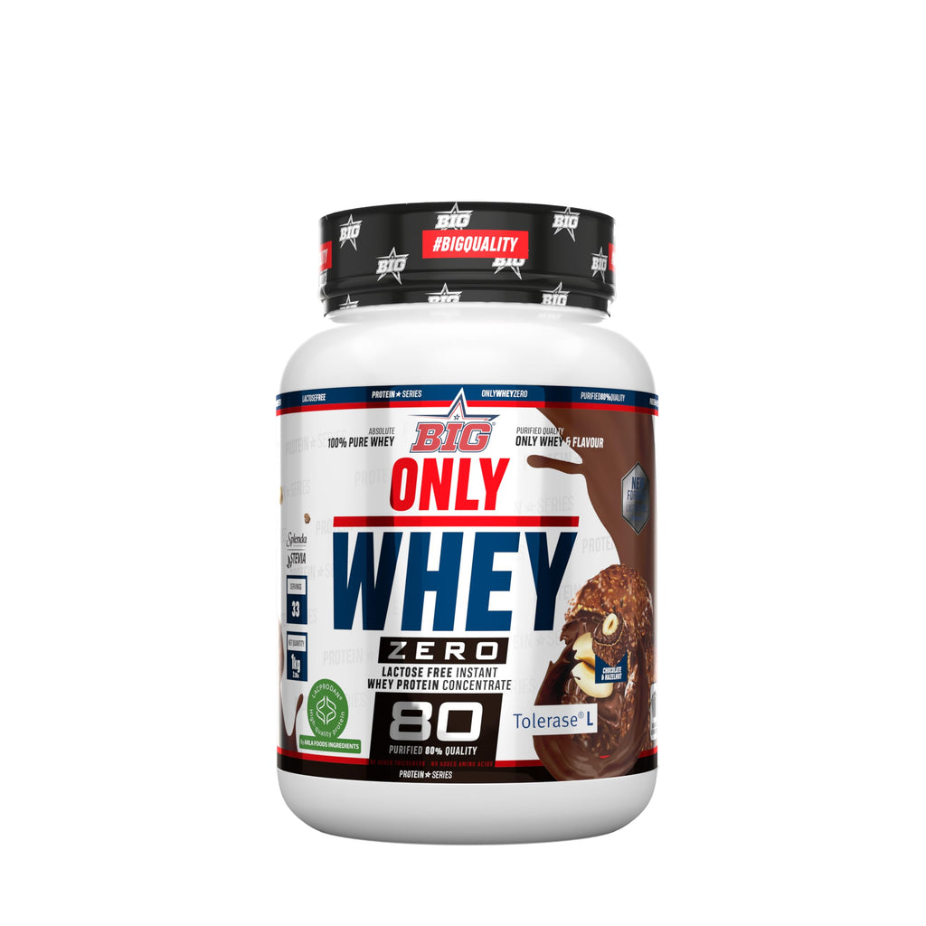 BIG - Proteinas Whey - Proteina en Polvo para Desarrollo de Masa Muscular y Recuperación - Materia Prima Premium - Whey Protein Sin Lactosa, Sin Azúcar, Sin Grumos (2Kg, Cacaolat)