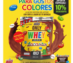 BIG - Proteinas Whey - Proteina en Polvo para Desarrollo de Masa Muscular y Recuperación - Materia Prima Premium - Whey Protein Sin Lactosa, Sin Azúcar, Sin Grumos (2Kg, Cacaolat)