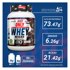 BIG - Proteinas Whey - Proteina en Polvo para Desarrollo de Masa Muscular y Recuperación - Materia Prima Premium - Whey Protein Sin Lactosa, Sin Azúcar, Sin Grumos (2Kg, Cacaolat)