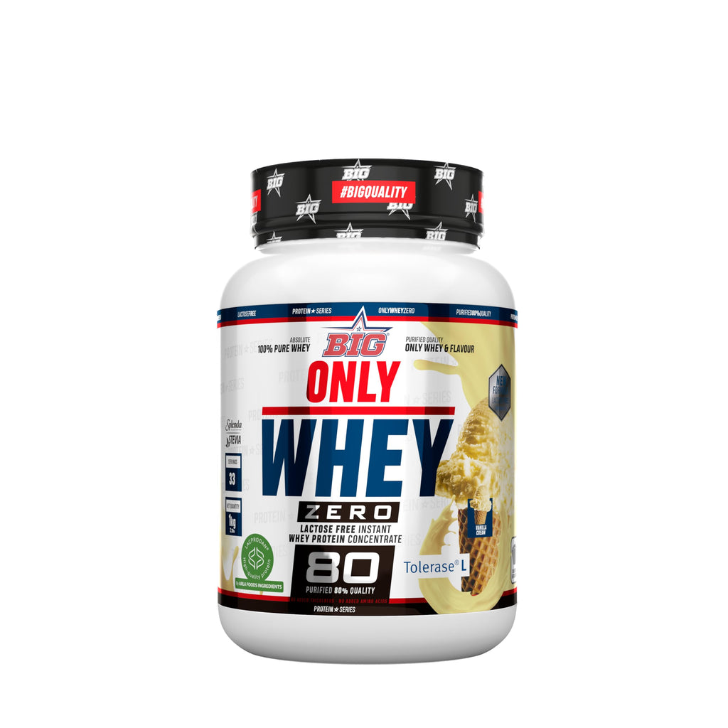 BIG - Proteinas Whey - Proteina en Polvo para Desarrollo de Masa Muscular y Recuperación - Materia Prima Premium - Whey Protein Sin Lactosa, Sin Azúcar, Sin Grumos (2Kg, Cacaolat)