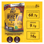 BIG - Proteinas Whey - Proteina en Polvo para Desarrollo de Masa Muscular y Recuperación - Materia Prima Premium - Whey Protein Sin Lactosa, Sin Azúcar, Sin Grumos (2Kg, Cacaolat)