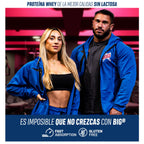 BIG - Proteinas Whey - Proteina en Polvo para Desarrollo de Masa Muscular y Recuperación - Materia Prima Premium - Whey Protein Sin Lactosa, Sin Azúcar, Sin Grumos (2Kg, Cacaolat)