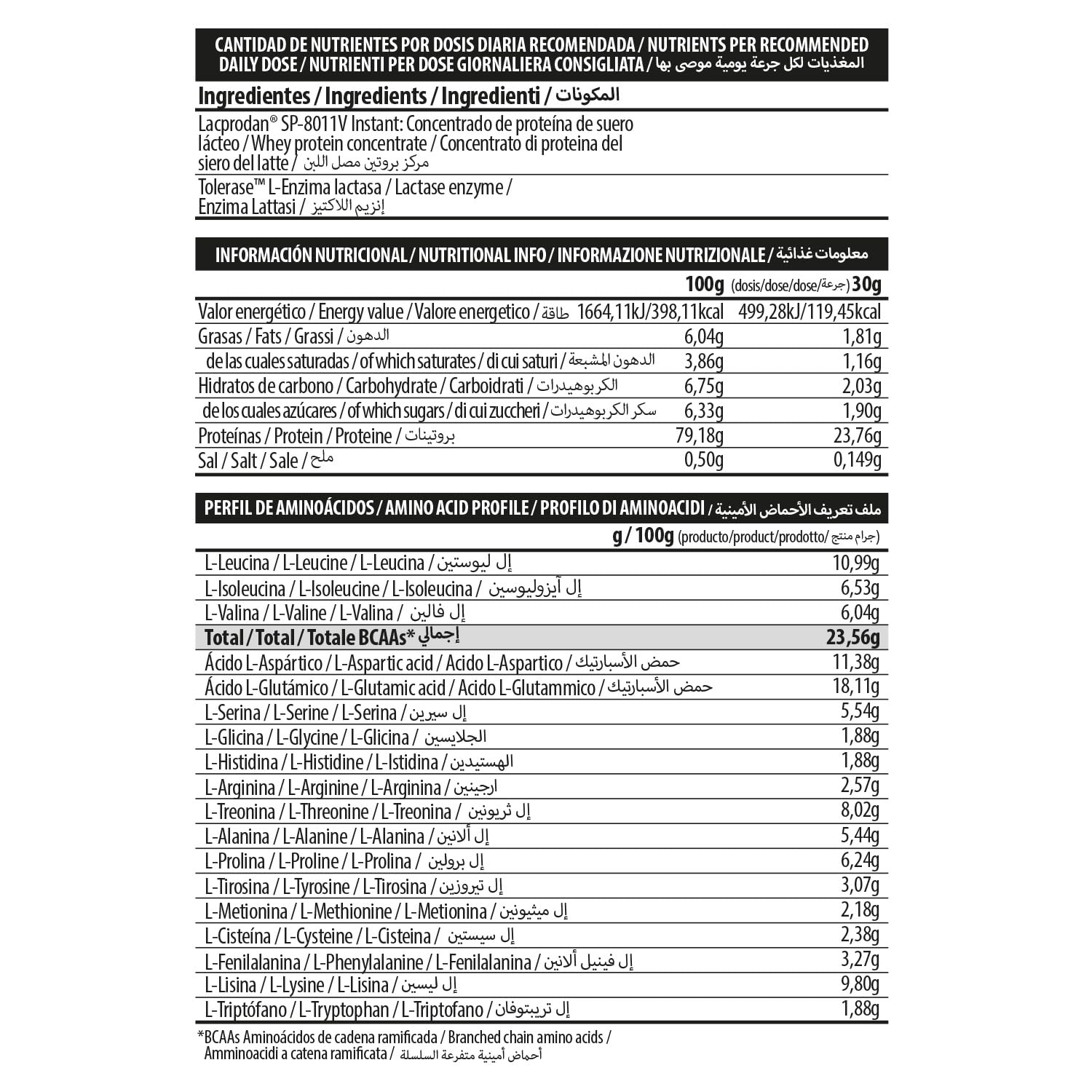 BIG - Proteinas Whey - Proteina en Polvo para Desarrollo de Masa Muscular y Recuperación - Materia Prima Premium - Whey Protein Sin Lactosa, Sin Azúcar, Sin Grumos (2Kg, Cacaolat)