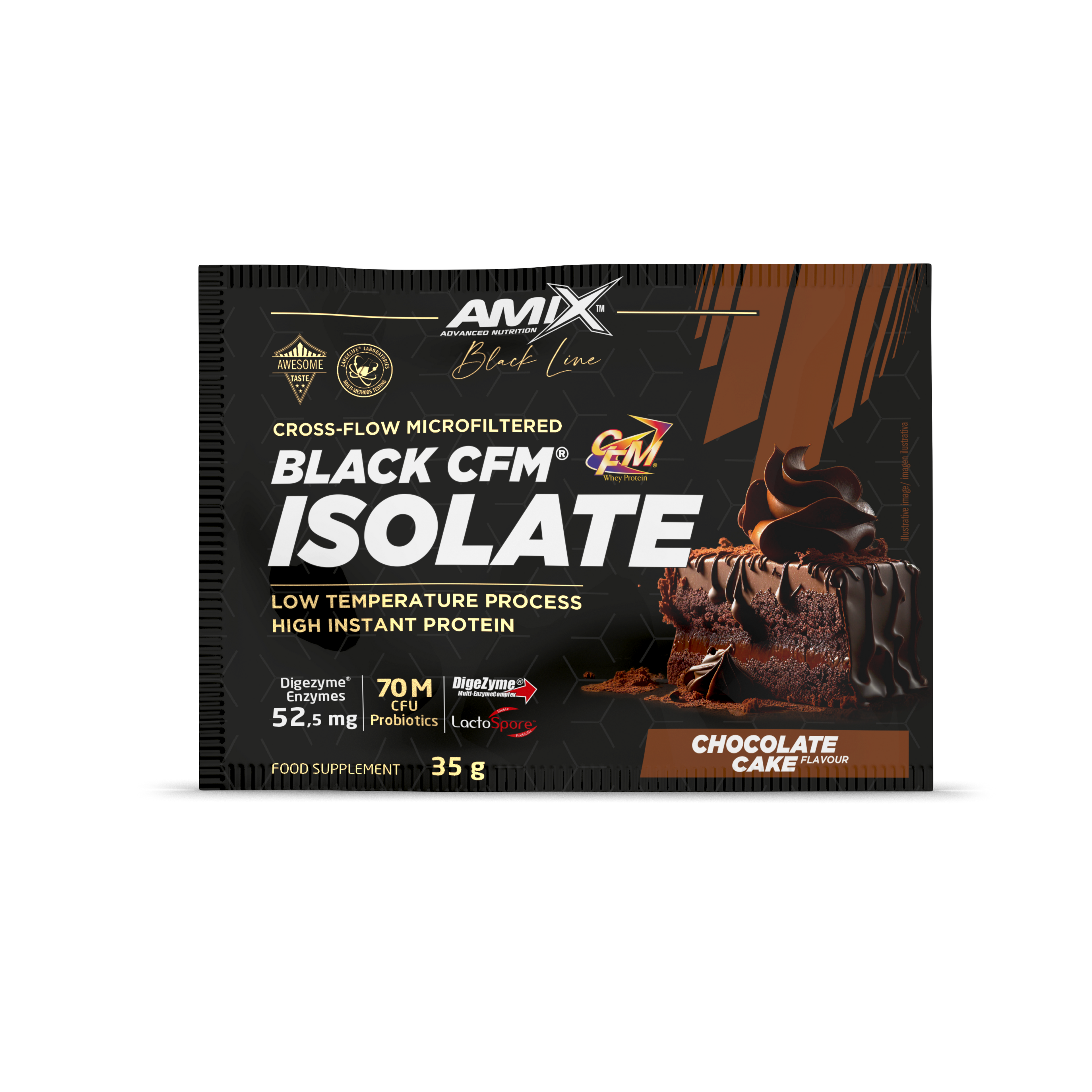 UNIDOSIS BLACK CFM ISOLATE 35 GR Chocolate blanco
