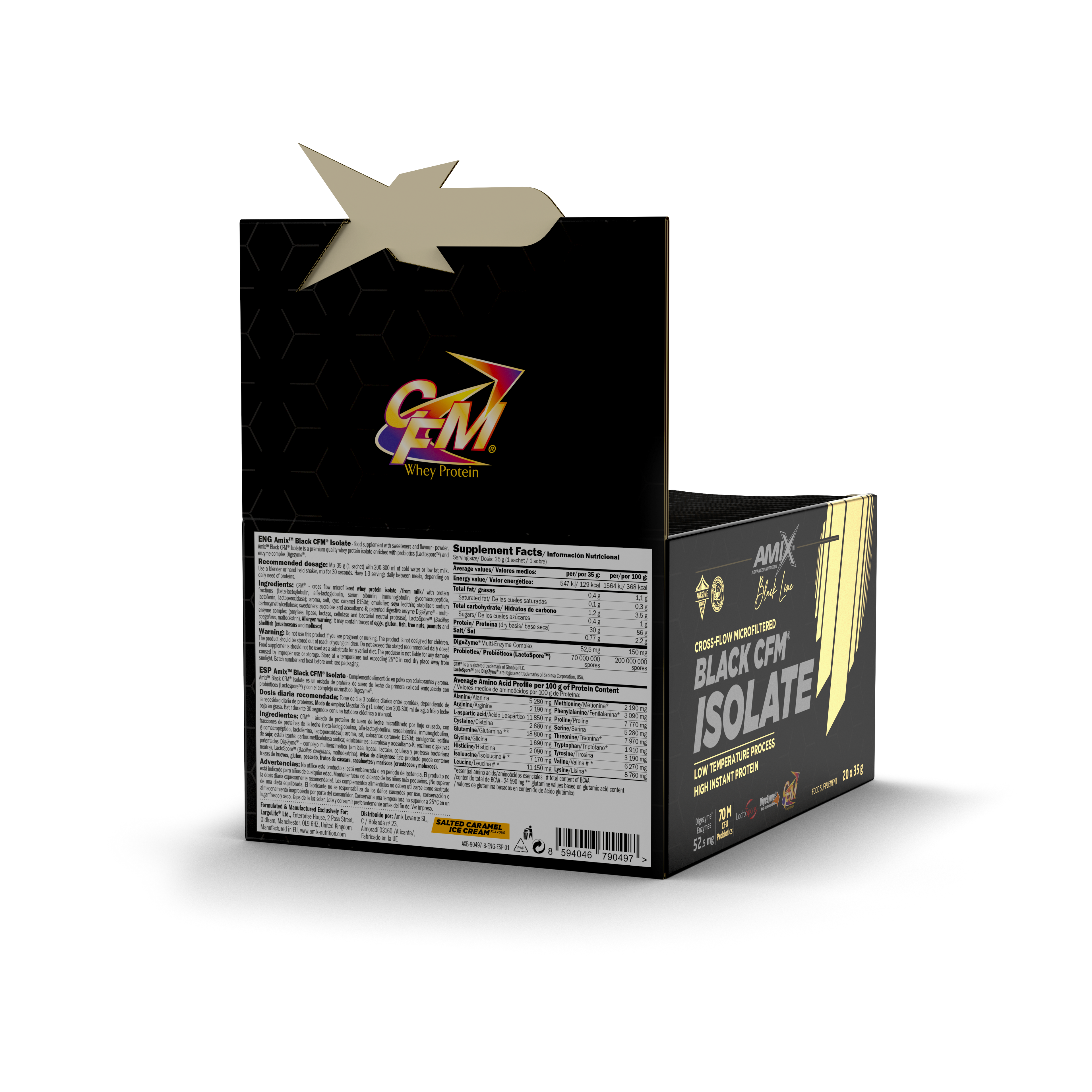 UNIDOSIS BLACK CFM ISOLATE 35 GR Cookie