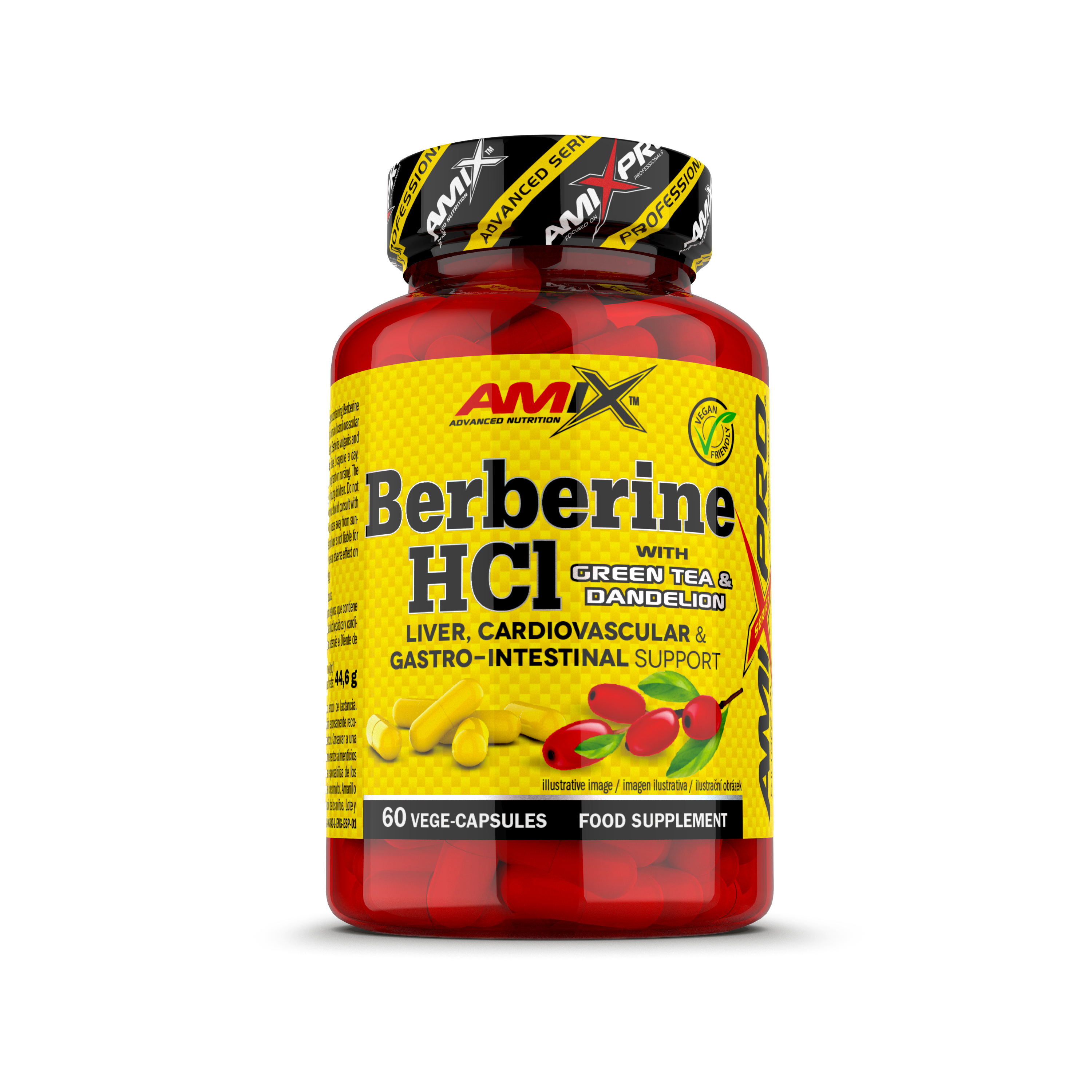 BERBERINE HCI WITH GREEN TEA&DANDELION 60 CAPS