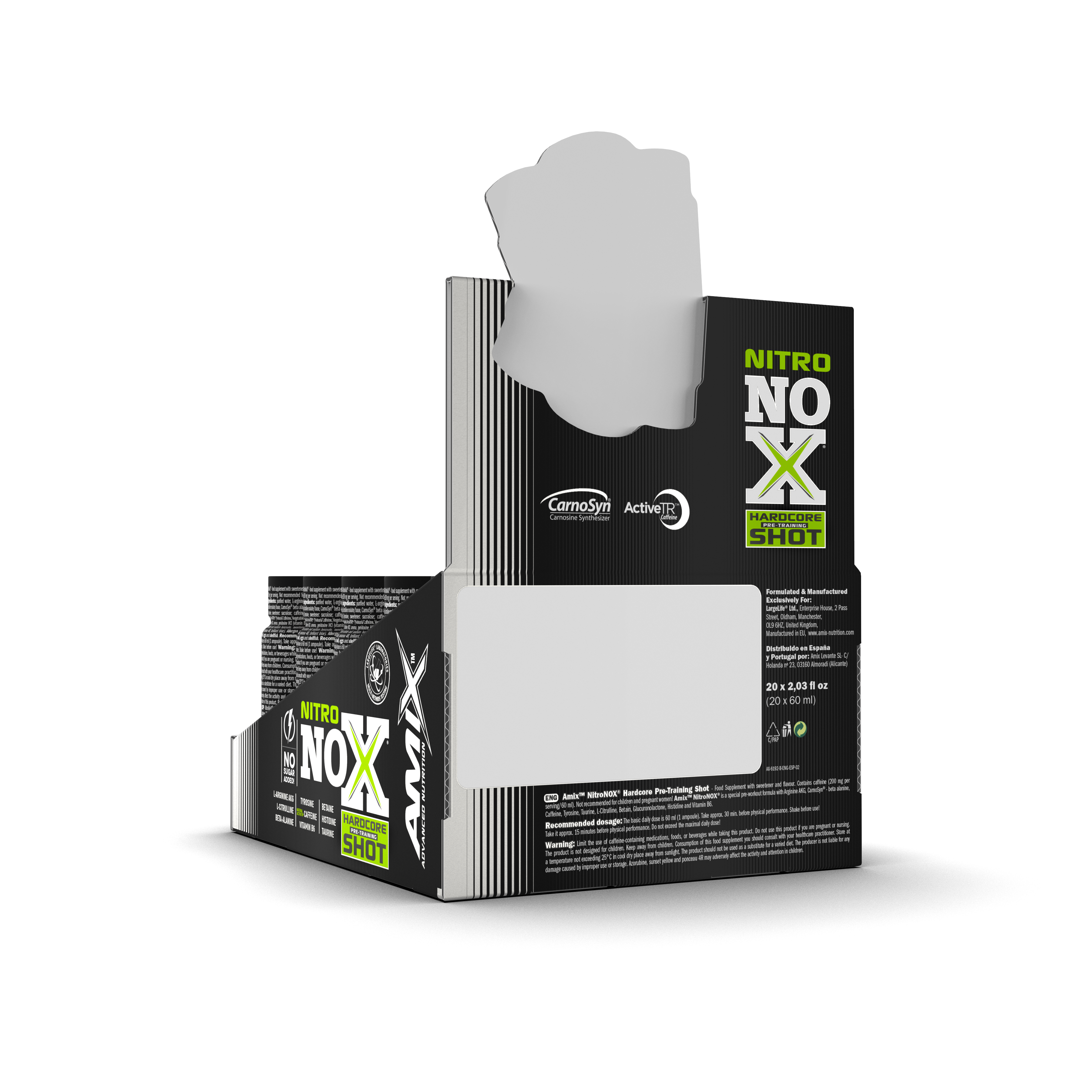 NITRONOX SHOT 20*60 ML Uva