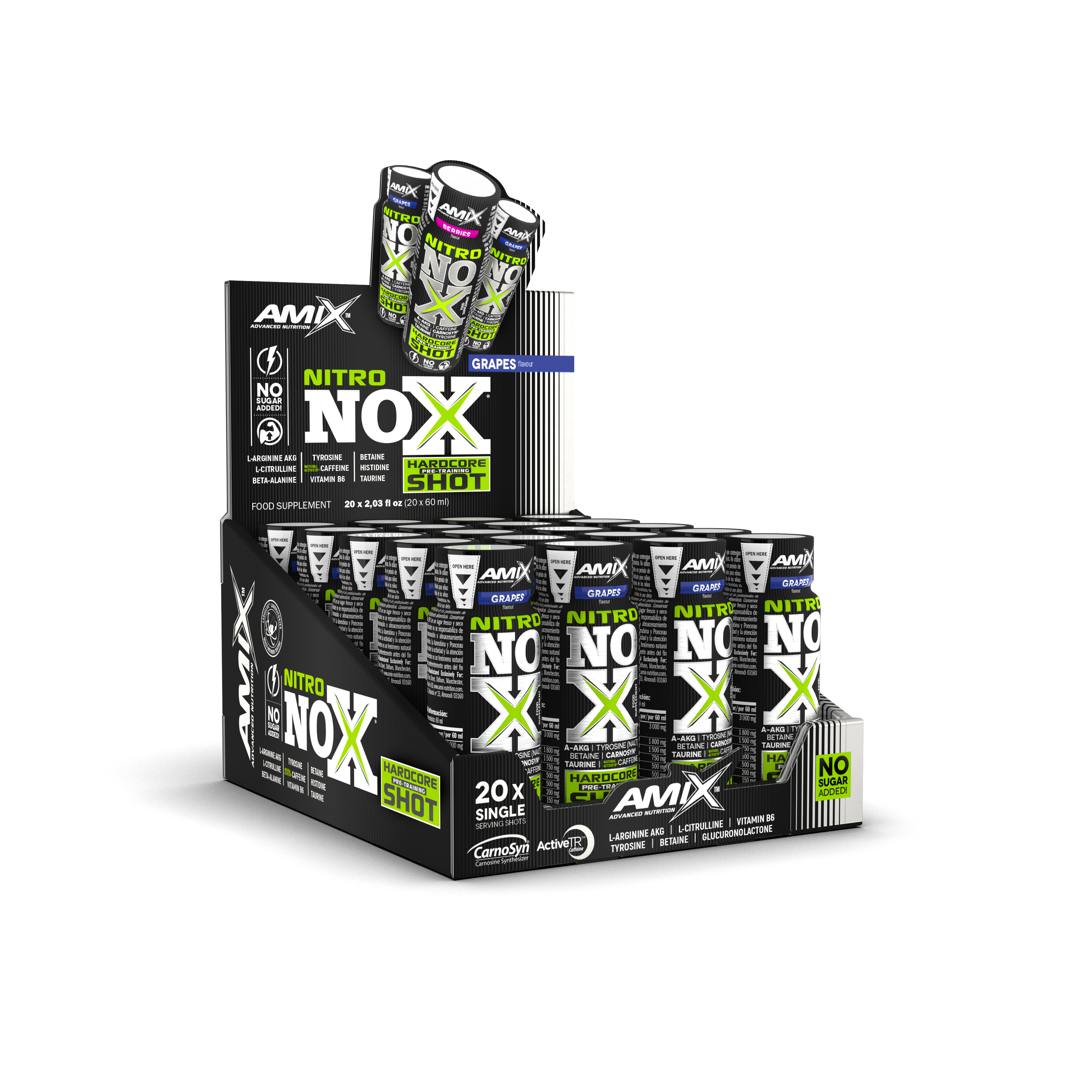 NITRONOX SHOT 20*60 ML Uva