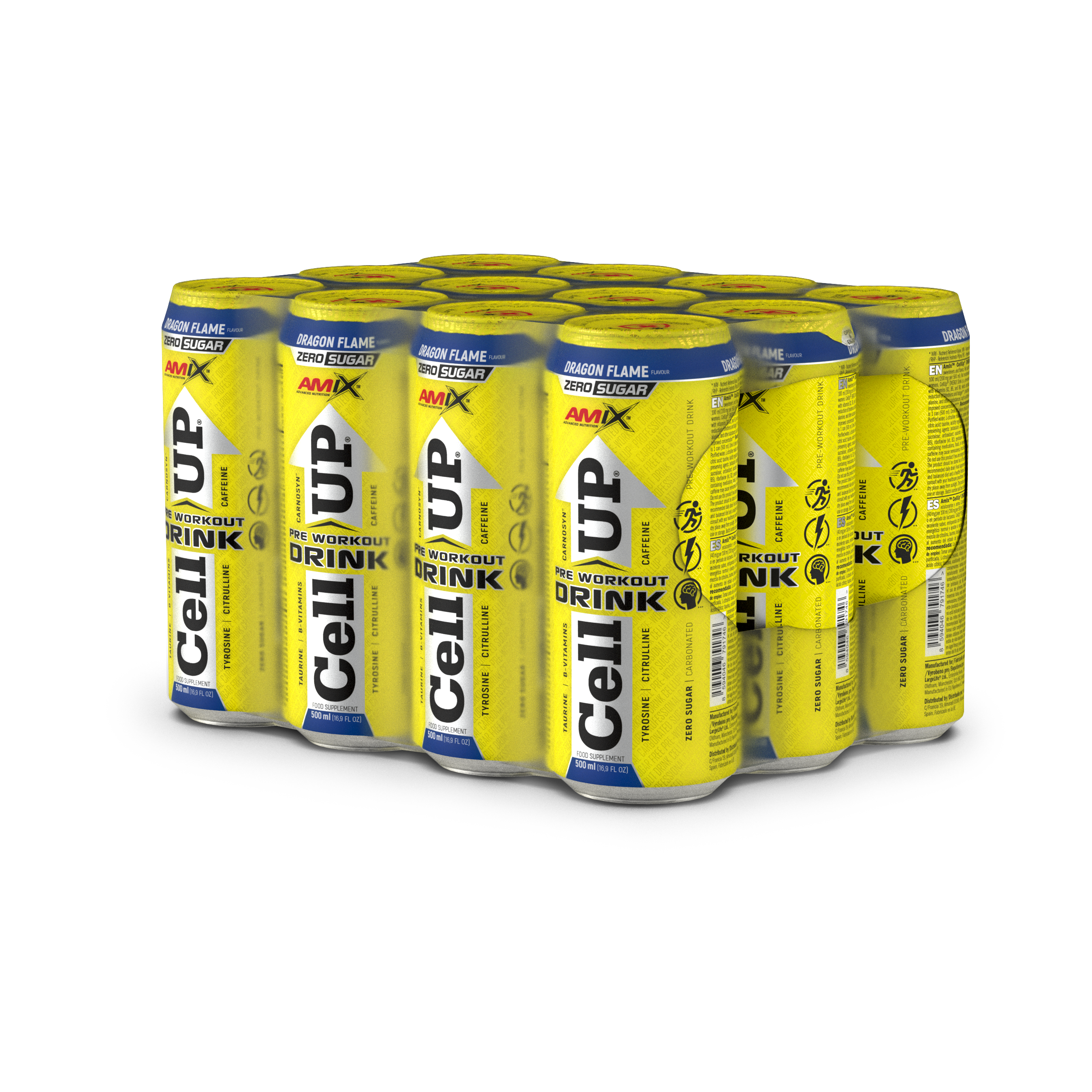 CellUPÂ® FUNCTIONAL DRINK 12*500 ML Cereza