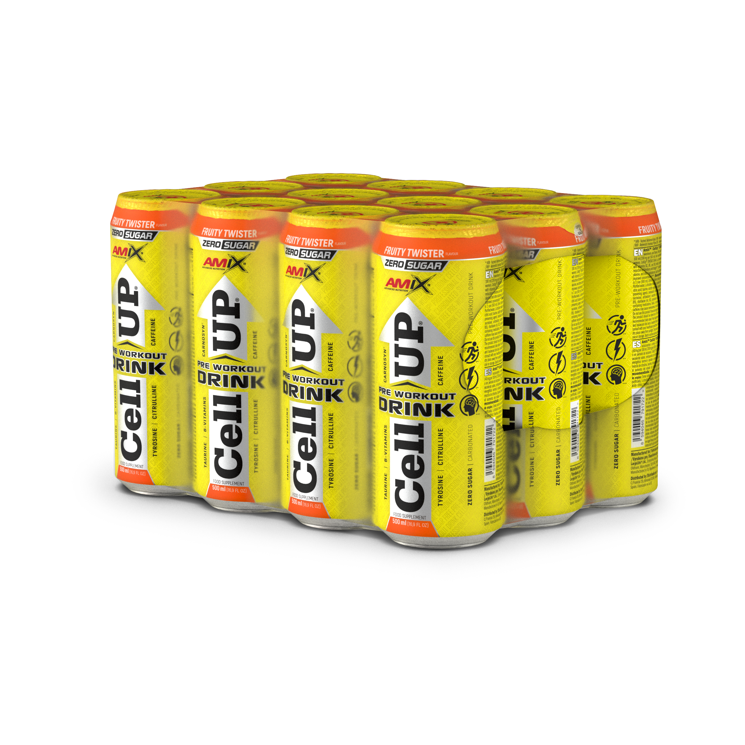 CellUPÂ® FUNCTIONAL DRINK 12*500 ML Cereza