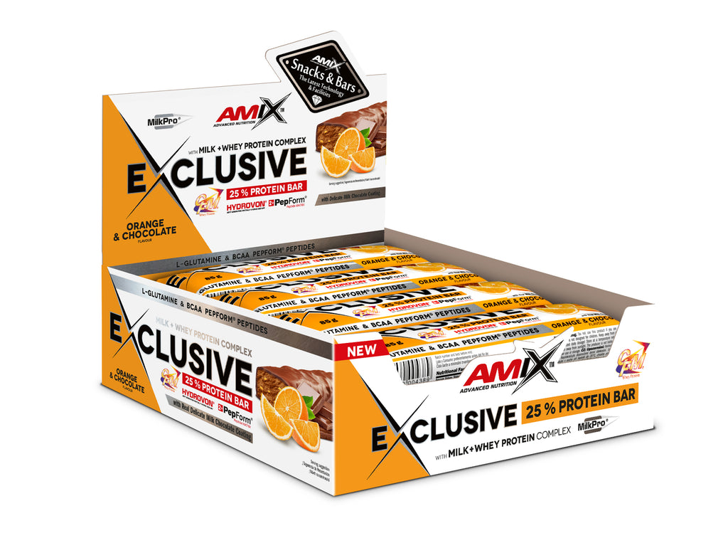 EXCLUSIVE PROTEIN BAR 12*85 GR Platano-chocolate
