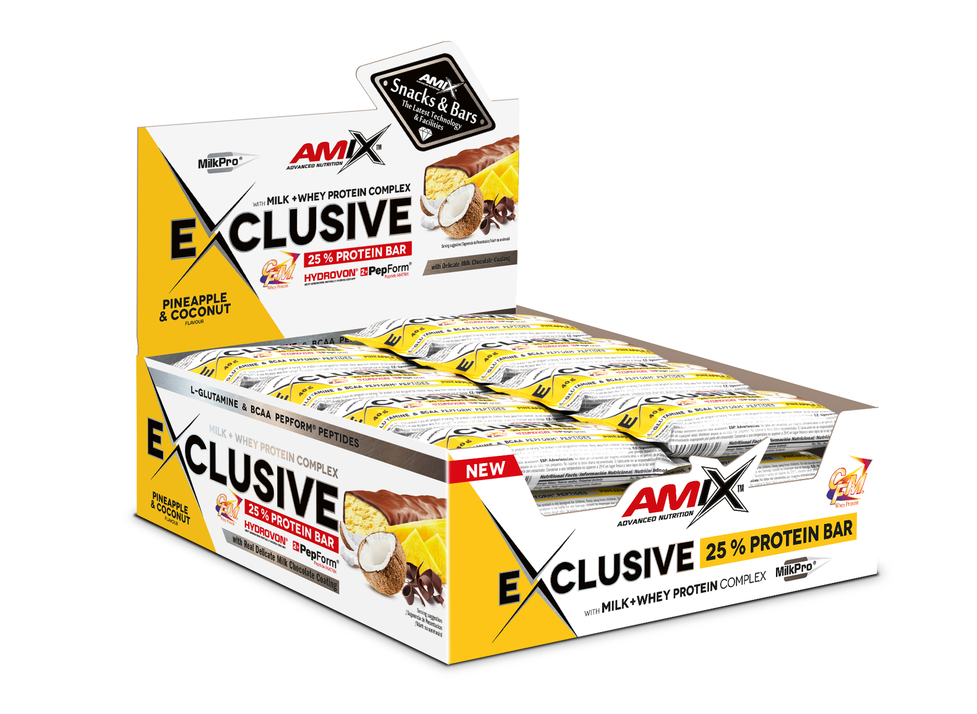 EXCLUSIVE PROTEIN BAR 24*40 GR Doble-chocolate