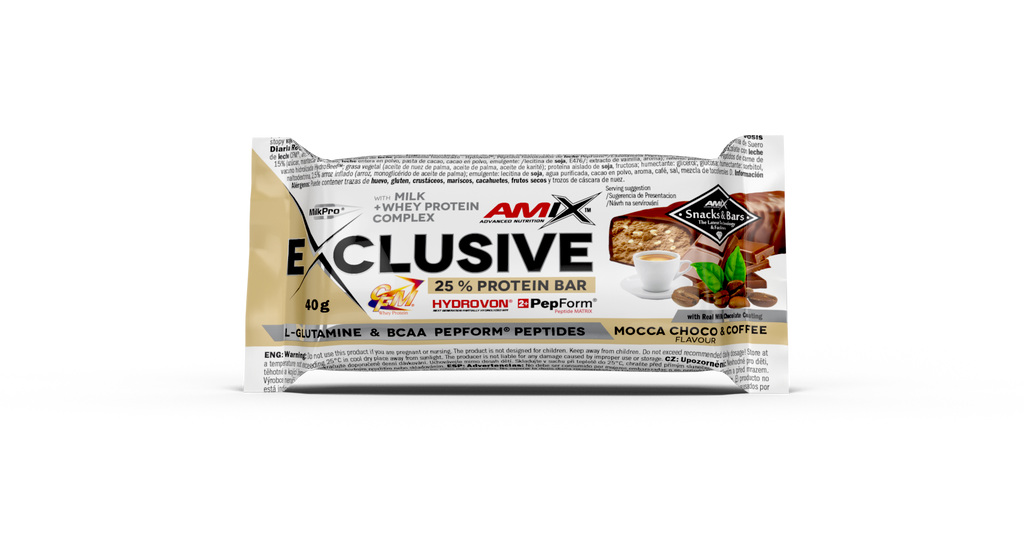 EXCLUSIVE PROTEIN BAR 24*40 GR Doble-chocolate