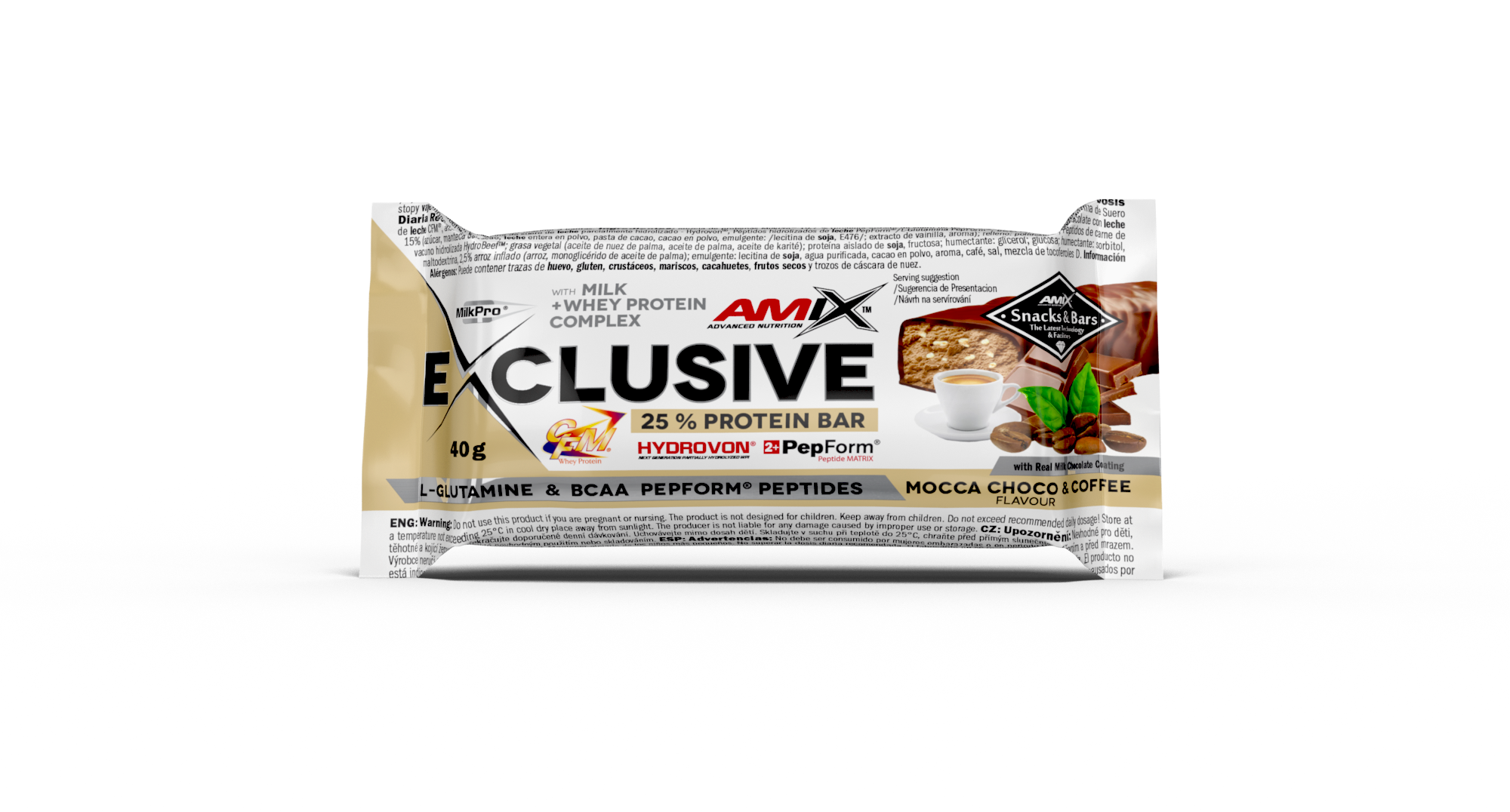 EXCLUSIVE PROTEIN BAR 24*40 GR Doble-chocolate