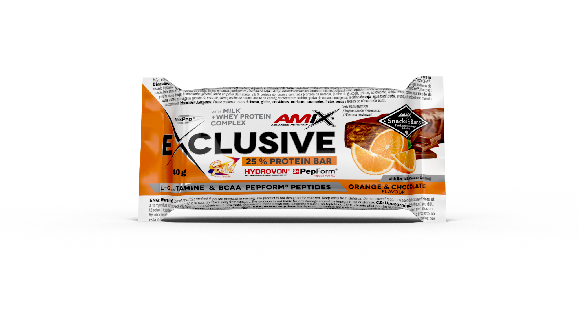 EXCLUSIVE PROTEIN BAR 24*40 GR Doble-chocolate