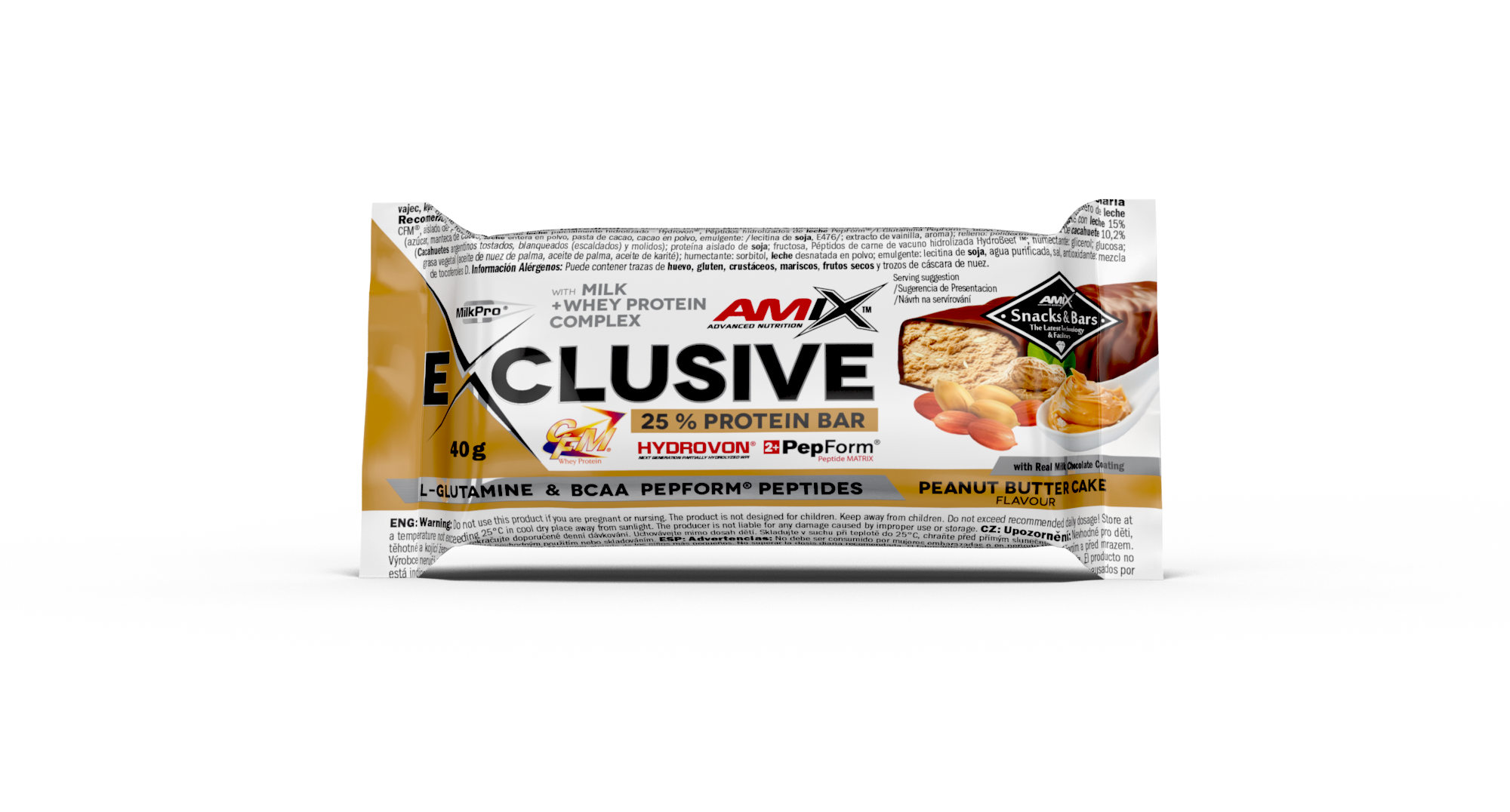 EXCLUSIVE PROTEIN BAR 24*40 GR Doble-chocolate