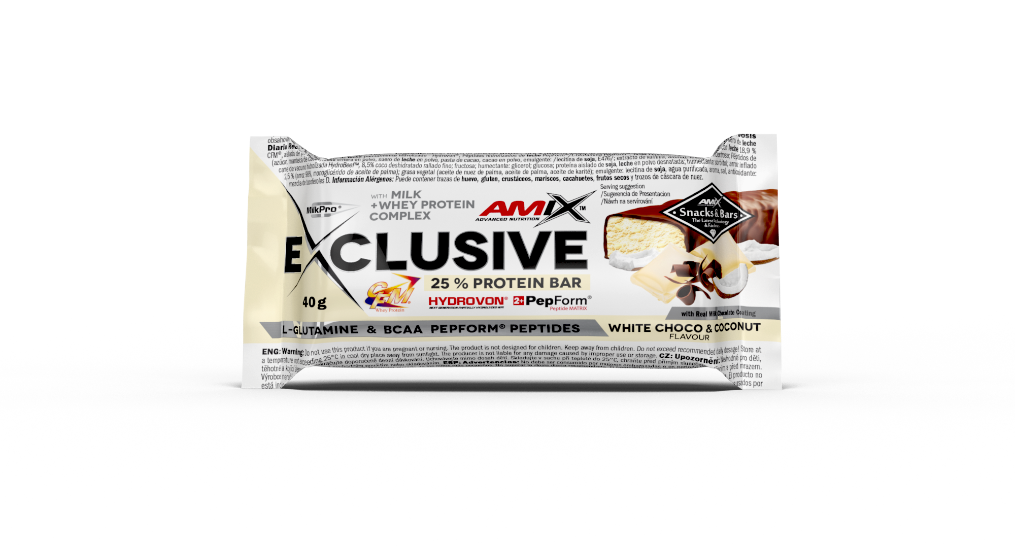 EXCLUSIVE PROTEIN BAR 24*40 GR Doble-chocolate