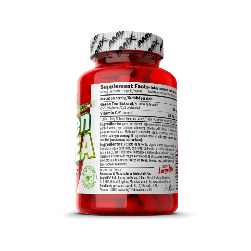 GREEN TEA EXTRACT WITH VITAMIN C 100 CAPS