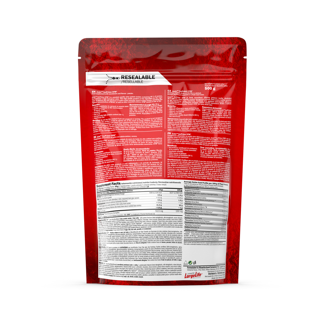 ISOPRIME CFM ISOLATE SACO 500 GR Moca-choco-cafÃ©