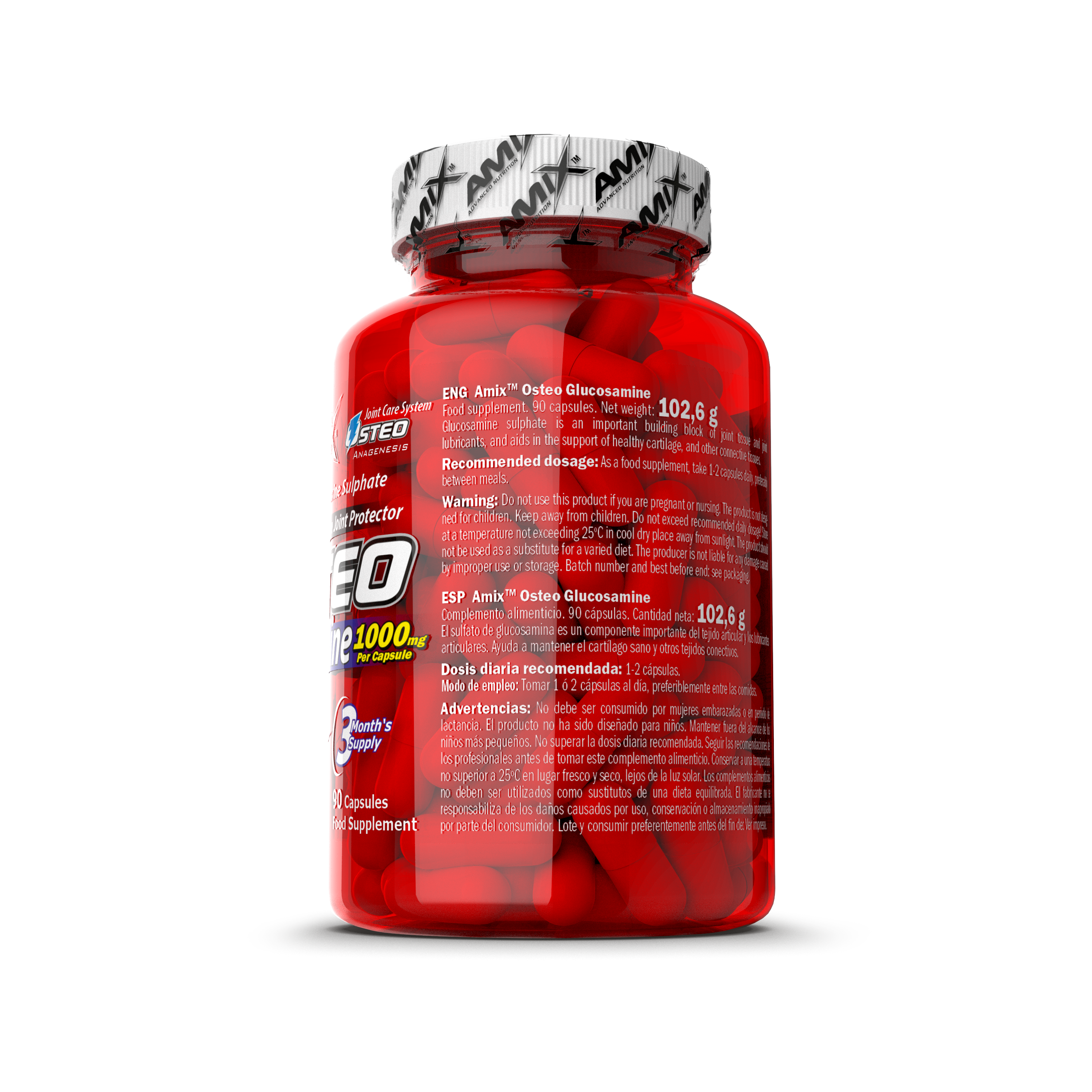 OSTEO GLUCOSAMINE 1000 MG 90 CAPS