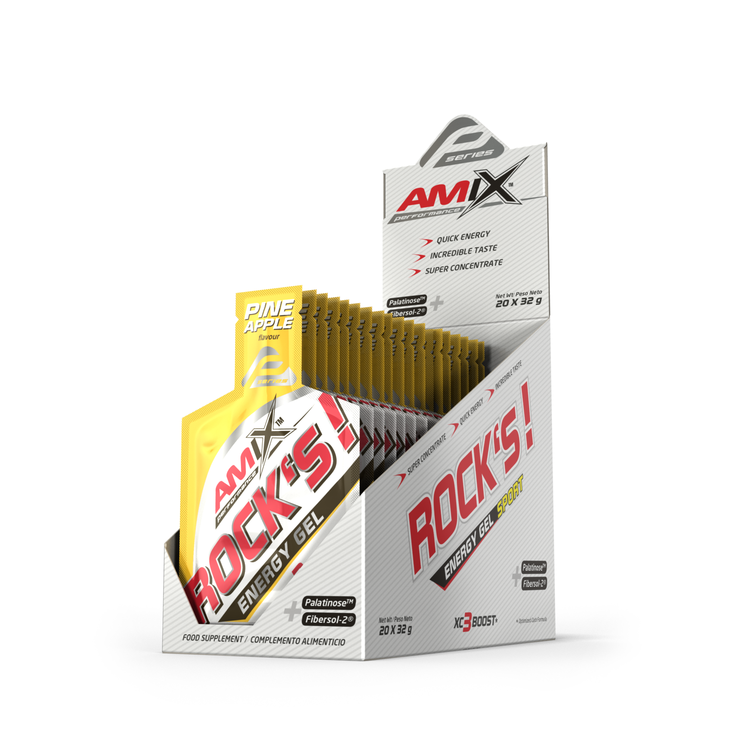 ROCKÂ´S GEL CON CAFEINA Cola 20*32 gr