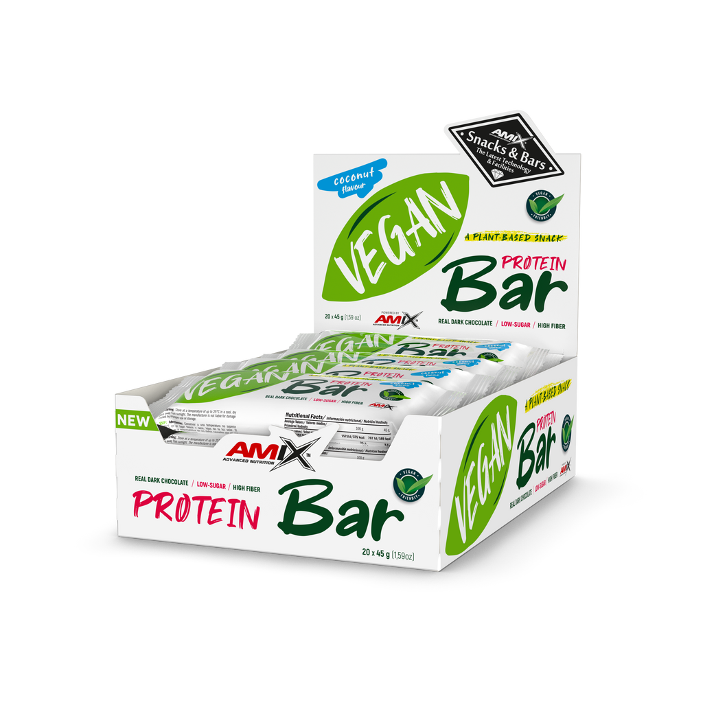 VEGAN PROTEIN BAR 20*45 GR Coco