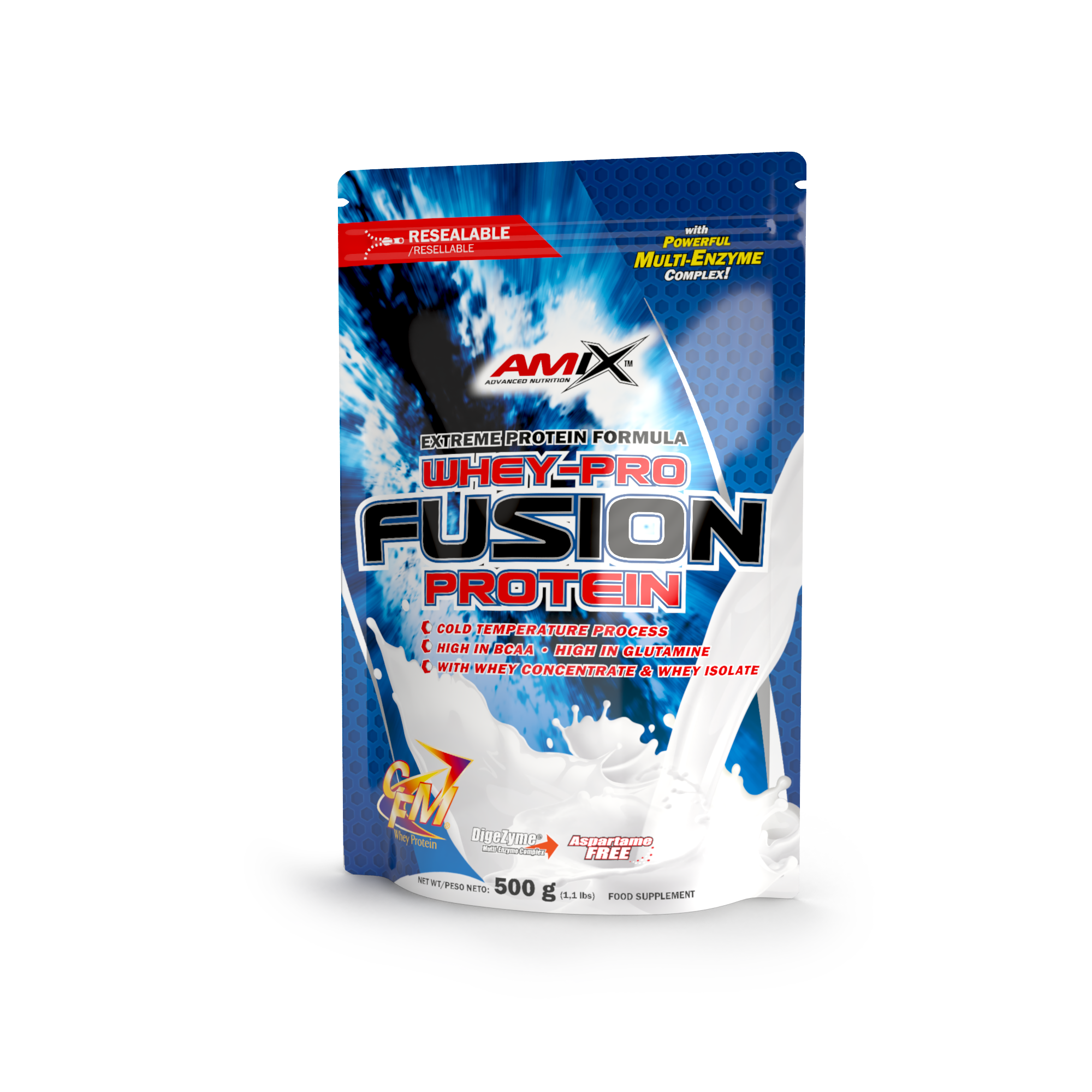 WHEY-PRO FUSION SACO 500 GR Fresa