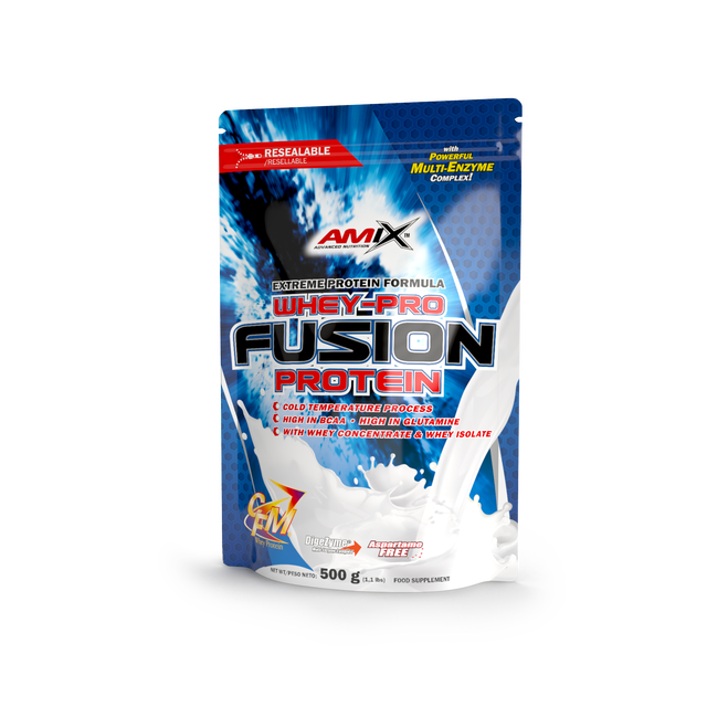WHEY-PRO FUSION SACO 500 GR Doble-chocolate blanco