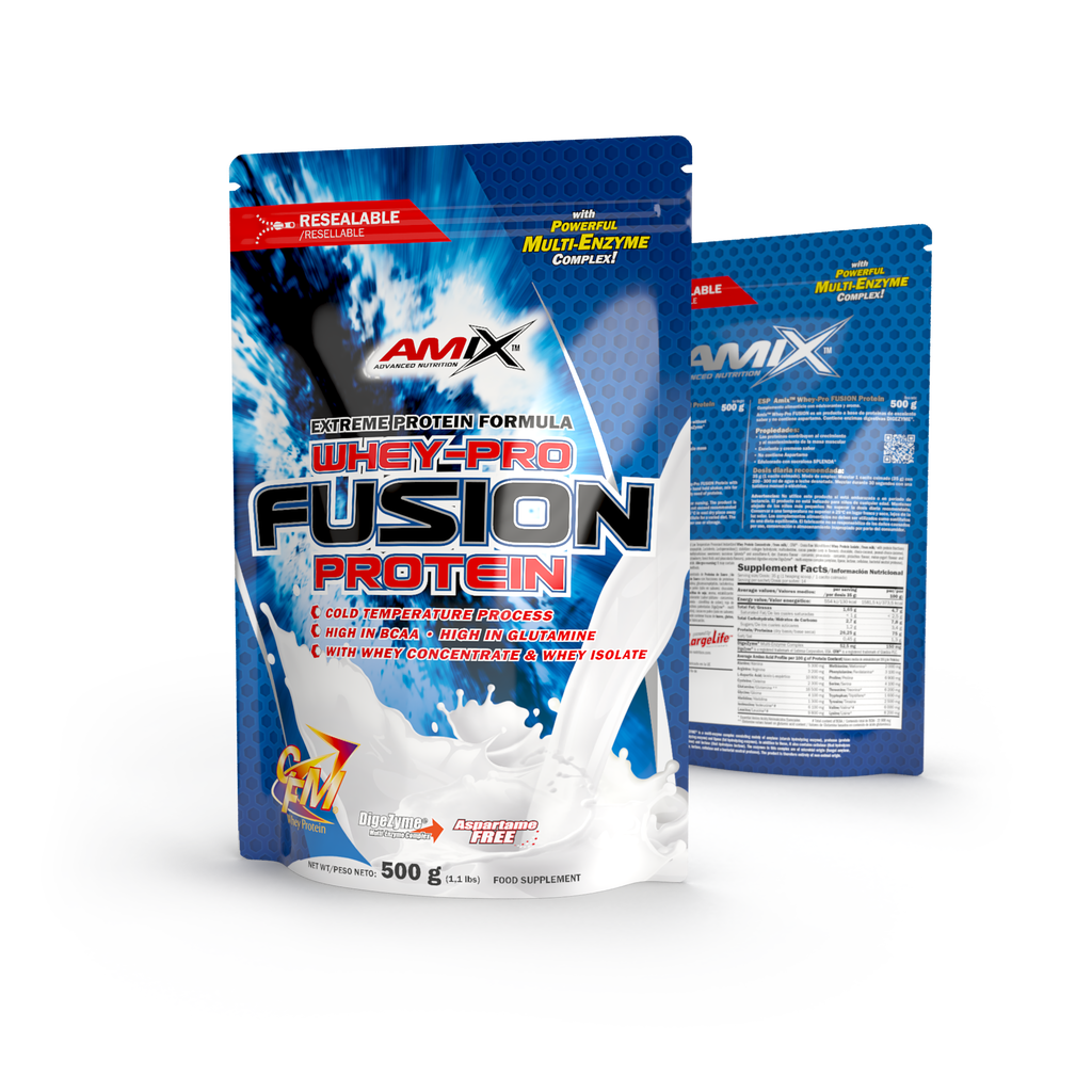 WHEY-PRO FUSION SACO 500 GR Fresa