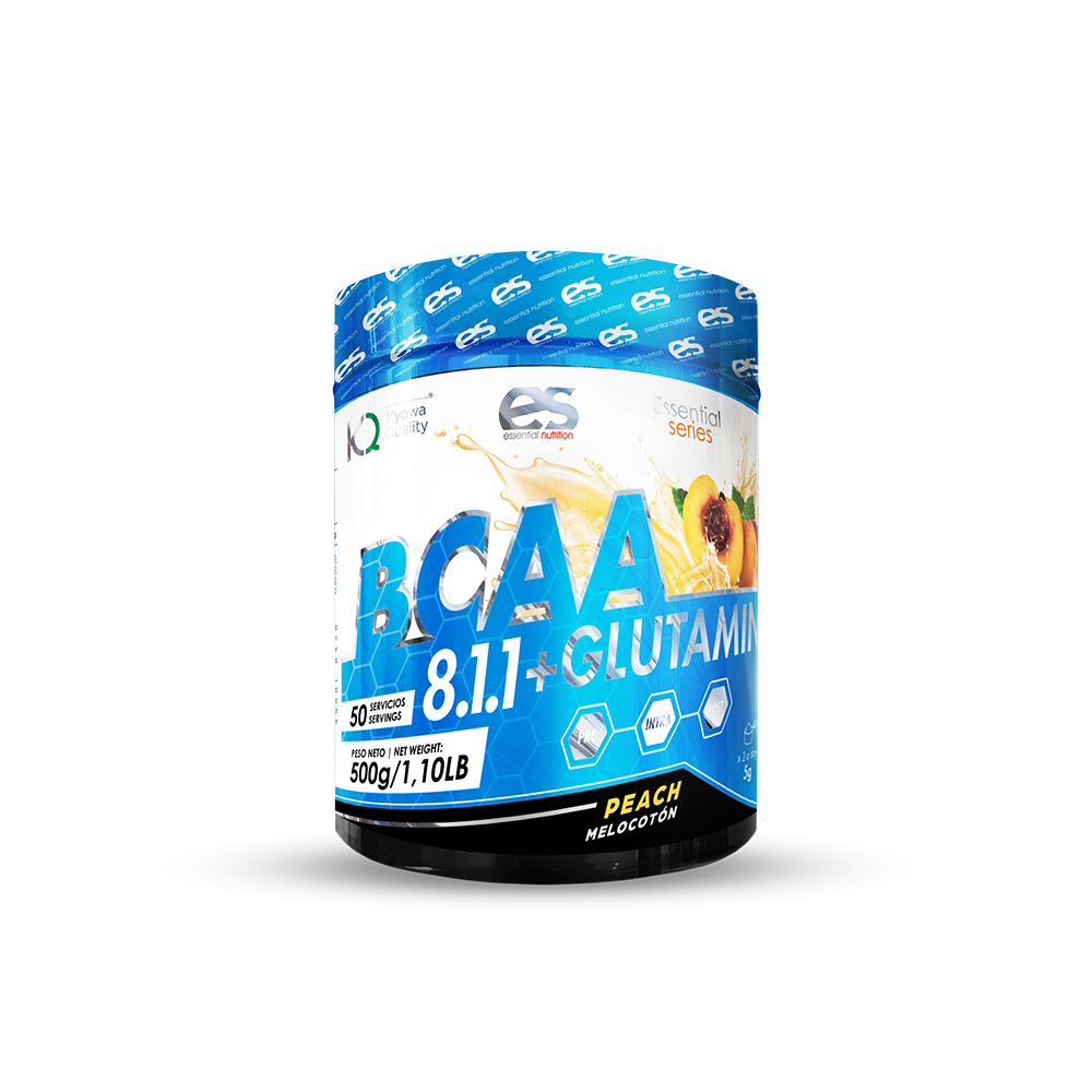 BCAA + GLUTAMINA 8.1.1 - Melocotón, 500g