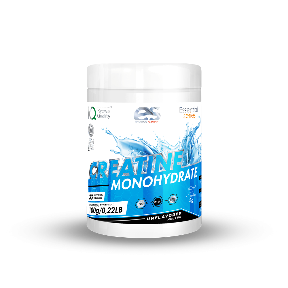CREATINA MONOHIDRATO ESSENTIAL NUTRITION - 100g, Neutro