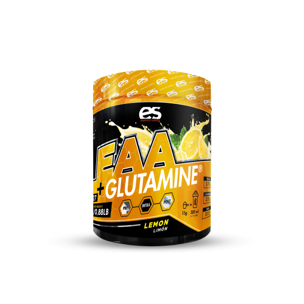 EAA + GLUTAMINA 400g - Limón