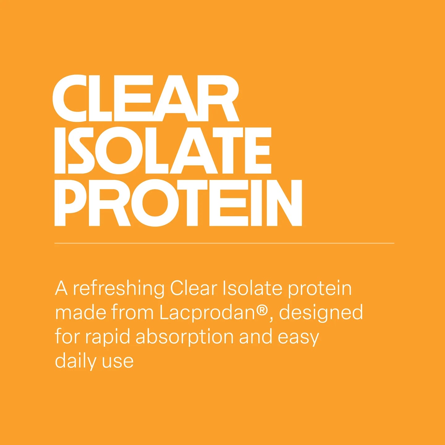 PROTEINS - ISOLATE CLEAR PROFESS - Orange mango - Lacprodan®