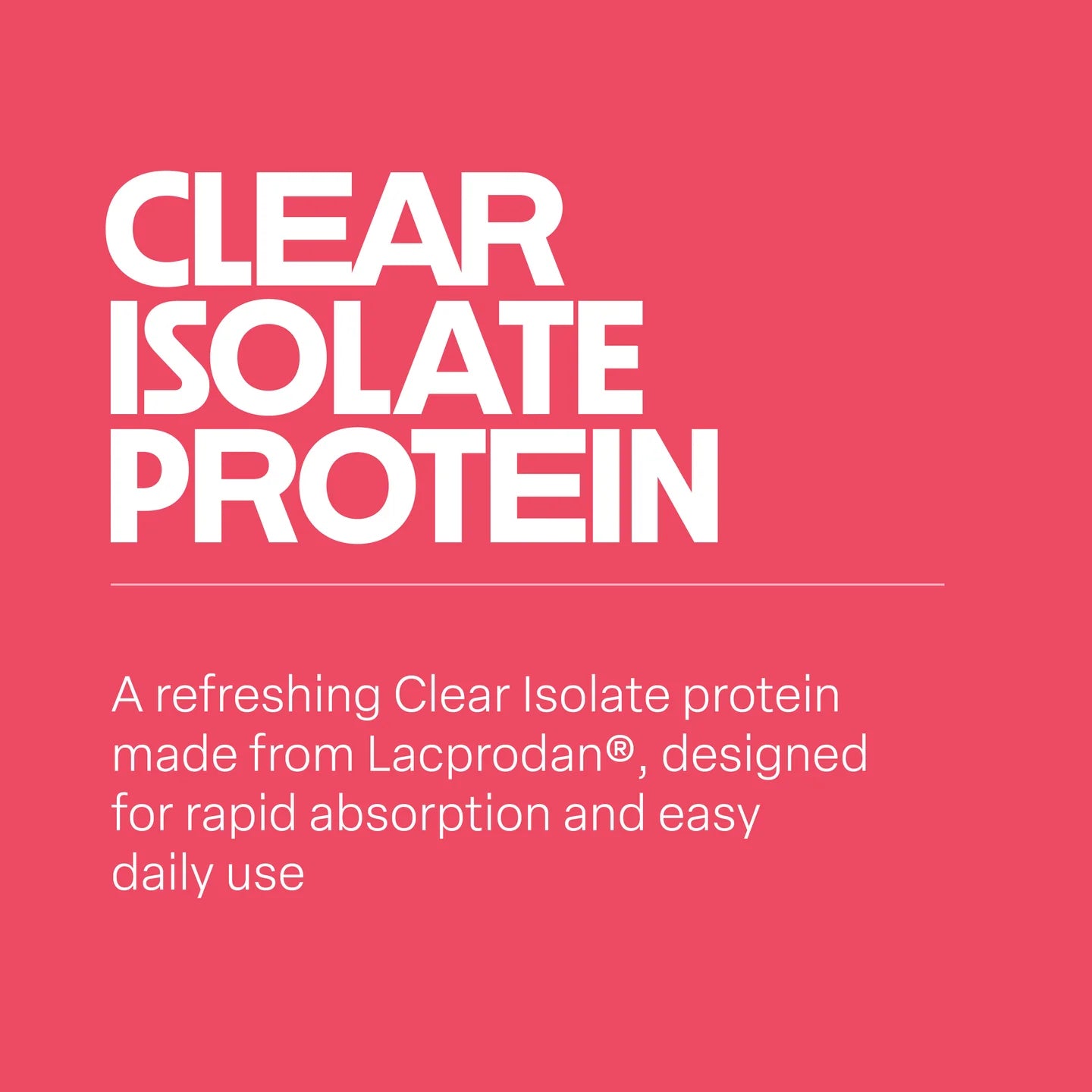 PROTEINS - ISOLATE CLEAR PROFESS - Strawberry kiwi  - Lacprodan®