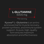 AMINOACIDS - L-GLUTAMINE Kyowa® - Cherry 300gr  REBRANDING!!!