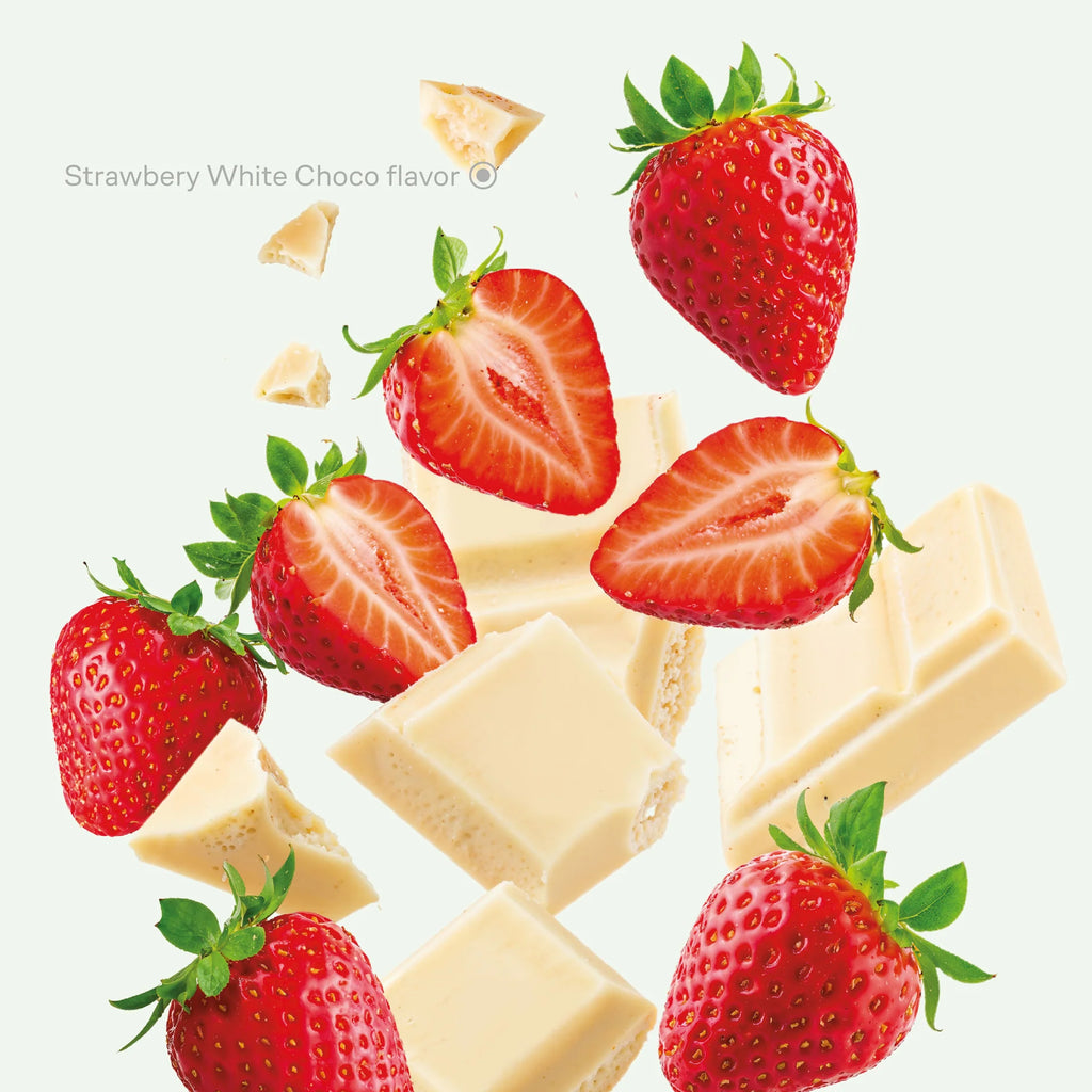 PROTEINS - VEGAN DELICATESSE - Strawberry & White Chocolate