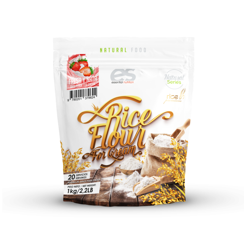 HARINA DE ARROZ 1 kg - Fresa Nata