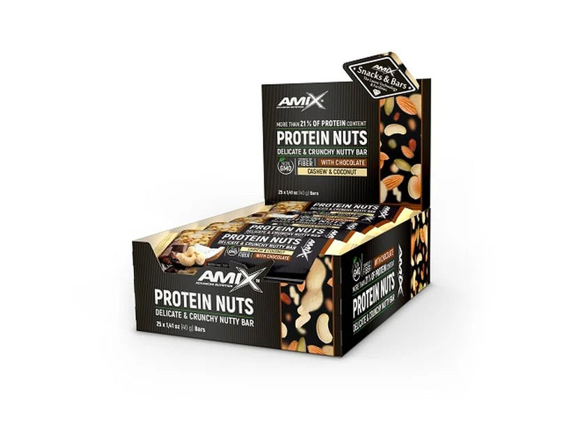 PROTEIN NUTS BAR 25*40 GR Anacardo-Coco