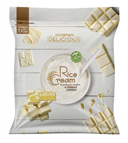 IOGENIX CREMA DE ARROZ 1 KG CHOCOLATE BLANCO