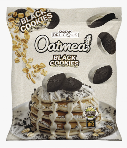 IOGENIX HARINA DE AVENA 1 KG BLACK COOKIES CHBLANC